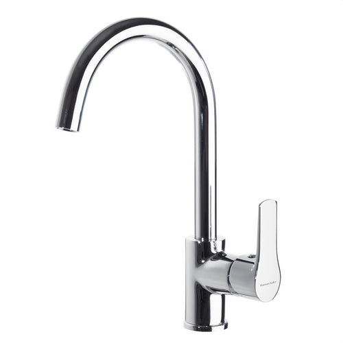 Monomando fregadero caño giratorio Titanium cromo