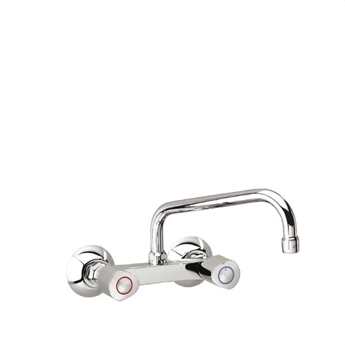 Grupo fregadero Eco 4 con caño alto 30cm cromado