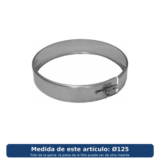 Dinak abrazadera de unión DP 304 Ø125 mm (pack 2 uds.) (foto de la gama, medida Ø125)