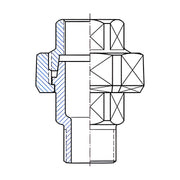 Dibujo técnico del enlace Atusa figura 341 macho-hembra