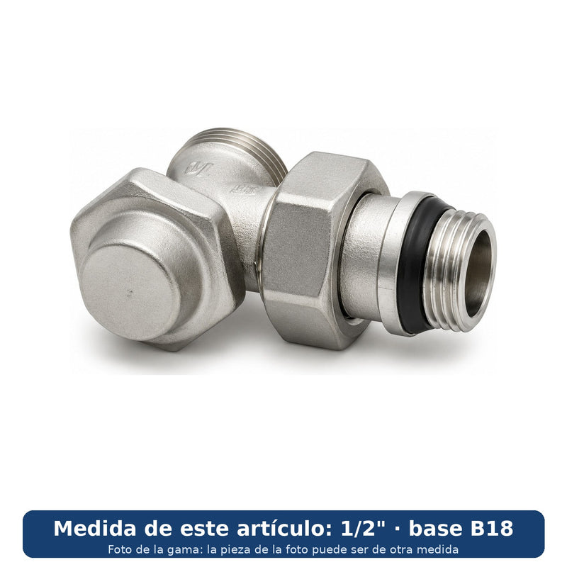 Detentor de escuadra Baxi 1/2" de rosca macho