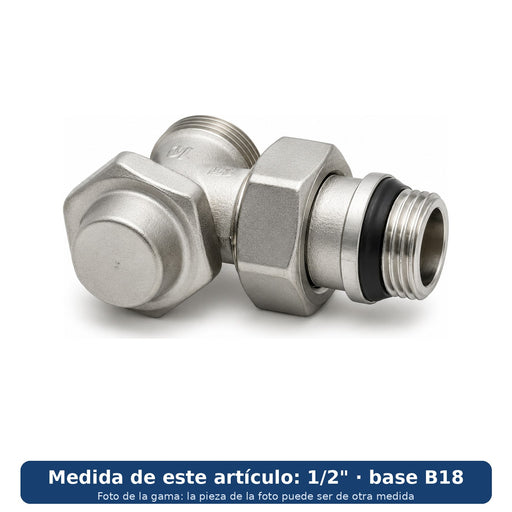 Detentor de escuadra Baxi 1/2" de rosca macho