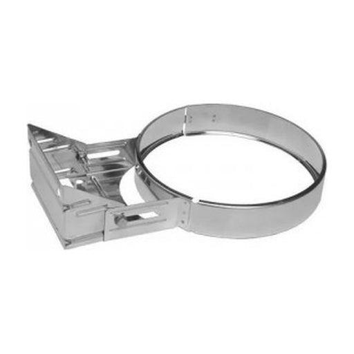 Anclaje regulable corto de acero inoxidable Dinak DP 304 con abrazadera