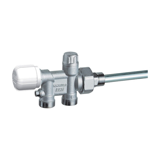 Válvula monobitubo termostatizable FAR 1438 de 1/2" con sonda