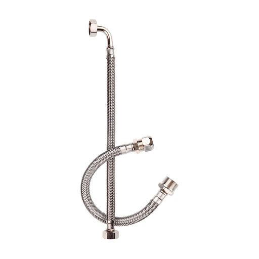 Latiguillos inox Flexitub CGS con racores hembra, macho y codo