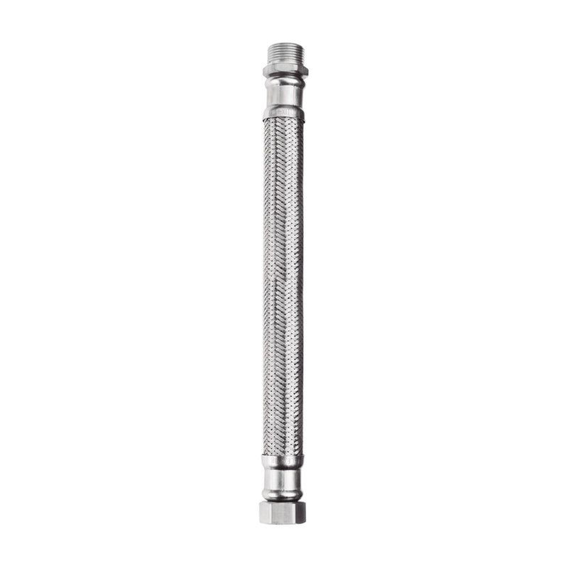 Latiguillo inox Flexitub Plus con racor macho y hembra de 1/2"
