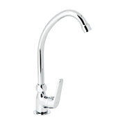 Grifo de fregadero de un agua Genebre 1009 04 cromado con caño de tubo