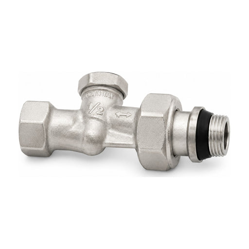 Detentor recto Baxi de 1/2" con rosca hembra, cromado mate