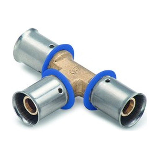 Te igual Barbi EasyPress de latón con casquillos de acero inoxidable y anillos azules