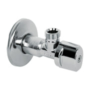 Válvula de escuadra Arco A-80 1/2" x 3/8" cromada con plafón y mando metálico