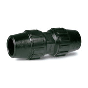 Enlace recto Jimten J-63 de 25 mm para tubo de polietileno, marcado 25-3/4"