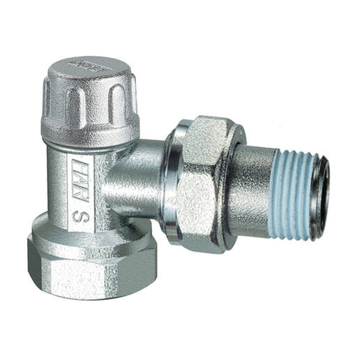 Detentor de escuadra FAR 1216 de 1/2" cromado con capuchón metálico