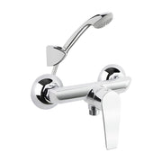 Conjunto monomando de ducha Ramón Soler Civic con ducha de mano y soporte, cromo