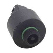 Sensor de presión TYP505 visto por la rosca con junta tórica verde