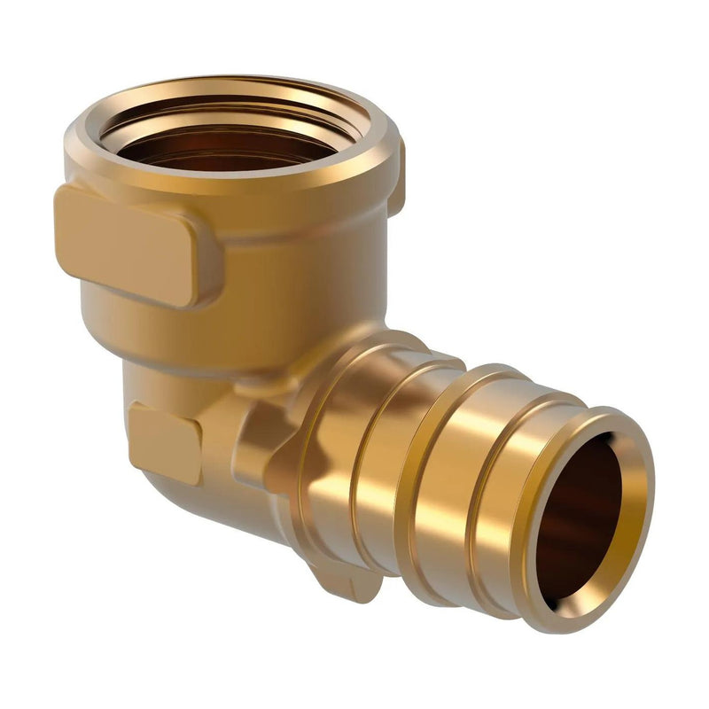 Codo hembra Uponor Q&E 20-G1/2" de latón, referencia 1145645