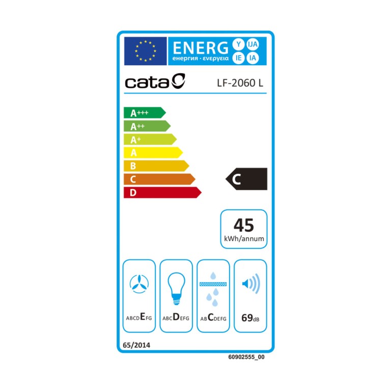 Etiqueta energética LF 2060 WH