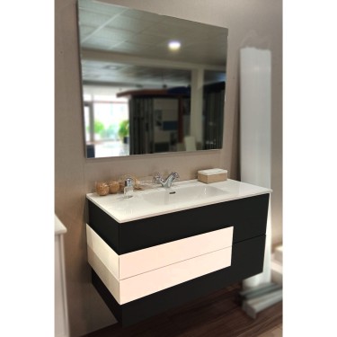 Mueble de baño Cronos con lavabo y espejo