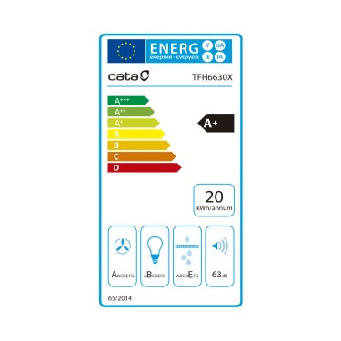 Etiqueta energética TFH 6630 X