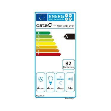 Etiqueta energética TFH 7600 X