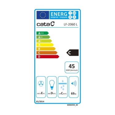 Etiqueta energética LF 2060 X