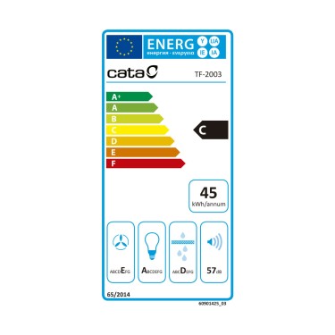 Etiqueta energética TF 2003 DuraLum 600