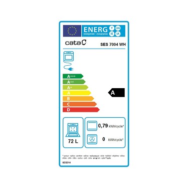 Etiqueta energética SES 7004 WH