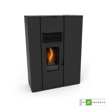 Estufa pellet Slim 10Kw negra