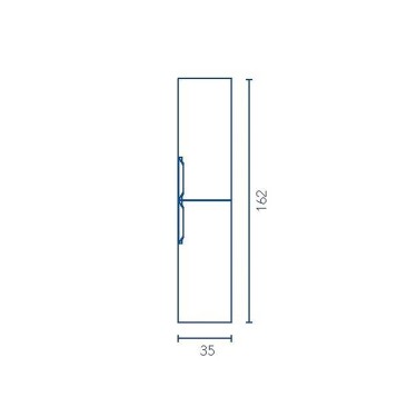 Medidas columna Wave suspendida