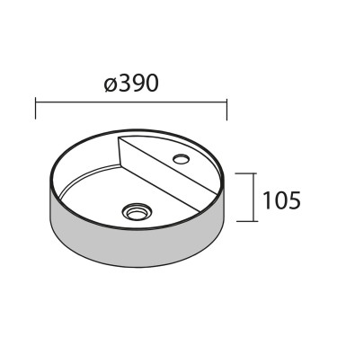 Medidas lavabo solid surface Salgar