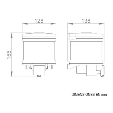 Dispensador de jabón Basic 03018.W