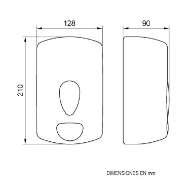 Dispensador de  jabón Classic 03036.W