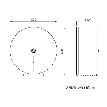 Dispensador papel Industrial 05001.B