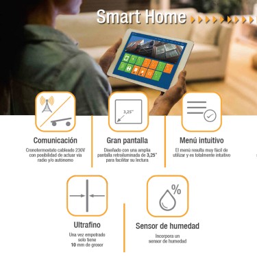 Conexión Smart Home cronotermostato SQ 610 Quantum